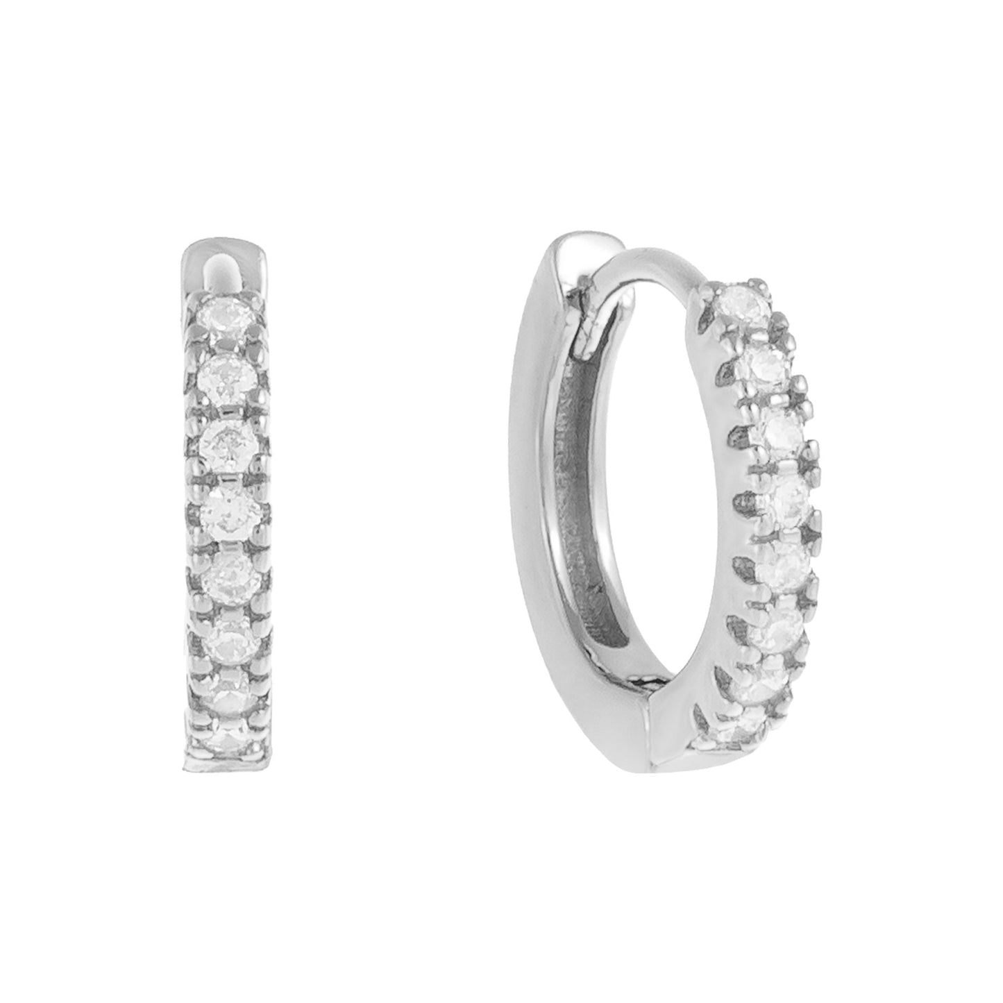 CZ Mini Huggie Earring