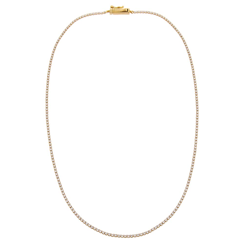 Classic Thin Tennis Necklace