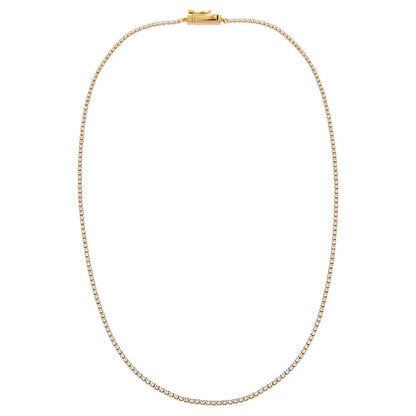 Classic Thin Tennis Necklace