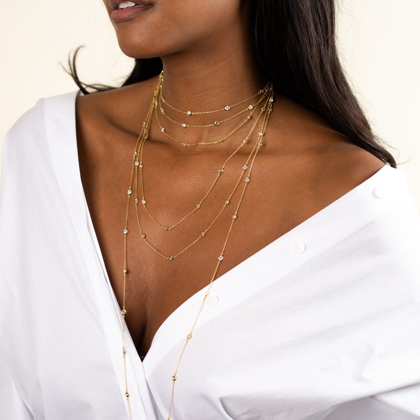 Diamond by the Yard Necklace