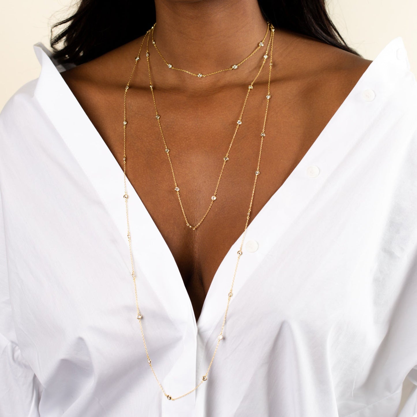 Diamond by the Yard Necklace